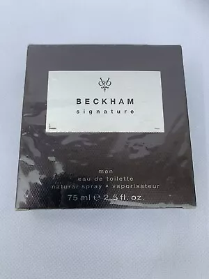 Rare David Beckham Signature For Him EDT 75ml - New & Sealed • £39.99