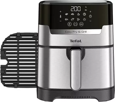 Tefal Easy Fry And Grill Deluxe 2-in-1 Air Fryer And Grill Appliances EY505D • $244.02