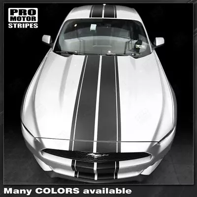 Ford Mustang 2013-2023 Over The Top Double Rally Stripes (Choose Color) • $119