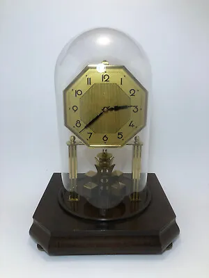Art Deco Kern 400 Day Clock With Wooden Base & Globe Dome (For Parts Or Repair) • $674.43