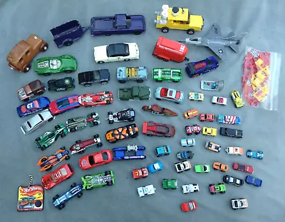 Diecast Toy Car Lot Galoob Micro Machine Hot Wheels Welly & Others Lot Of 60 + • $37.50