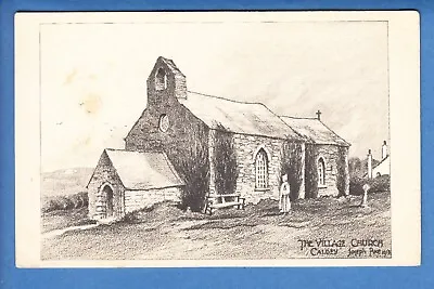 The Village Church Caldey Island Pembrokeshire Early Printed Art PC P262 • £3.95