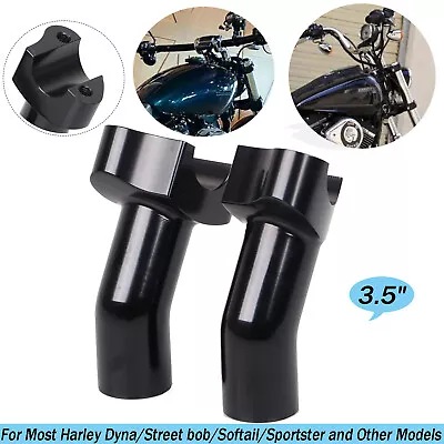 For Harley V-Rod Super Glide Sportster XL883 1200 3.5  Pullback Handlebar Risers • $46.53