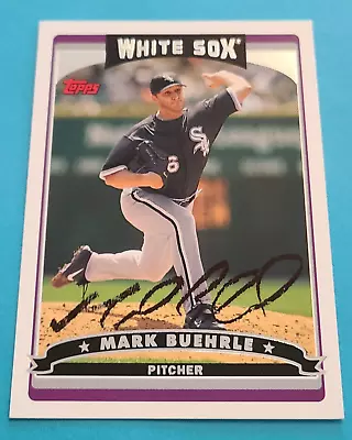 MARK BUEHRLE Hand Signed 2006 Topps #90 Chicago White Sox Autograph Auto Card • $14.99