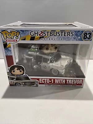 Funko Pop! Ride Movies: Ghostbusters Afterlife - Ecto 1 With Trevor Figure #83 • £16.41