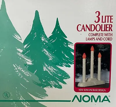 Candolier Electric Window Candle 3 Light Christmas Original Box Vintage • $17.99