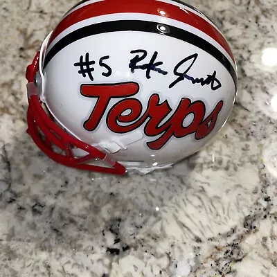 Rakim Jarrett Signed Mini Helmet Maryland Terrapins Football Terps NCAA PROOF • $79.99