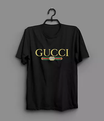 New Gucci Logo Black WHITE Variasi T Shirt White Unisex • $28.99