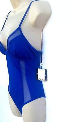 A. Che' Swimsuit Womens Small One Piece Iris Blue Reese Sexy New With Tags • $38.97