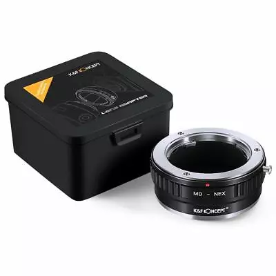 K&F Concept Copper Adapter Fit For Minolta MD MC Lens To Sony NEX E-Mount Camera • $28.99