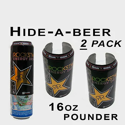 16oz TALL BOY ALUMINUM HIDE A BEER CAN SODA CAMO COVER WRAP SLEEVE DISGUISE GOLF • $14.49