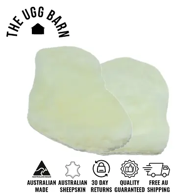 UGG Insoles | Premium Australian Sheepskin Wool | Australian Made | Warm & Cozy • $16.19