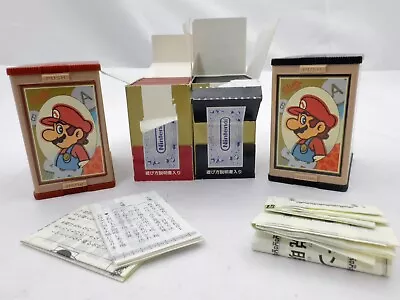 Club Nintendo Super Mario Hanafuda Red & Black Set 2pcs Japanese Playing Cards • $72.85
