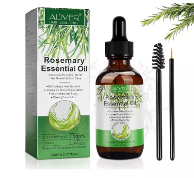 £7.39 • Buy Rosemary Essential Oil Stimulates Hair Growth Skin Care Nourishes Treatment 60ml