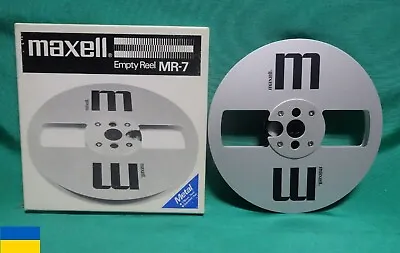 1 X  Maxell MR-7   Metal Reel 18 Cm (7 ) With Box -ORIGINAL-made In Japan *TOP* • $74