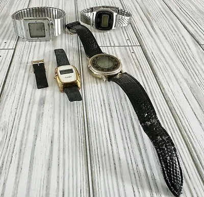 Womens Wristwatch-Lot Of 4-Casio - Marcel Moon Face  - Timex - AS IS Parts Only • $13.83