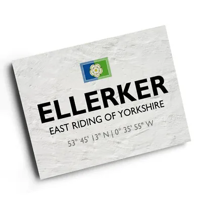 A4 PRINT - Ellerker East Riding Of Yorkshire - Lat/Long SE9229 • £4.99