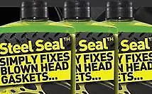 STEEL SEAL 473ml SIMPLY FIXES BLOWN HEAD GASKETS X3 Bottles • $136.94