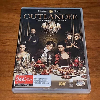Outlander Season 2 DVD 2015 Complete VGC Region 4 PAL MA15+ Free Fast Postage • $9.90