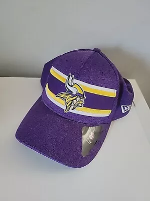 New Era 39Thirty Minnesota Vikings On Field Flex Fit Purple Hat Cap Size M/L • $14