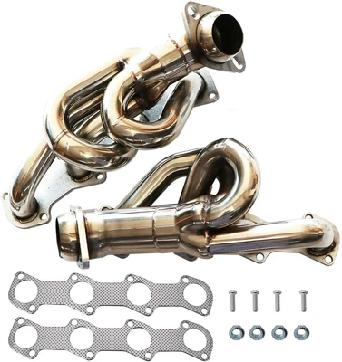 $115.75 • Buy Shorty Exhaust Header Manifold For 1997-2003 Ford F-150 F250 4.6L V8 SS Tubular