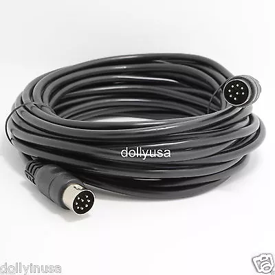 8 PIN Large Male DIN Speaker Wire Cable For Monster Clarity HD Model One 12 FT • $16.85