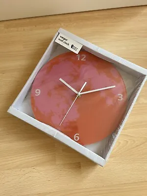 £9 • Buy Clock World Design Orange Pink Flying Tiger