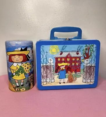 Vintage 90s Madeline Lunchbox & Stackable Snack Tins Set Kids Collectible Metal • $30