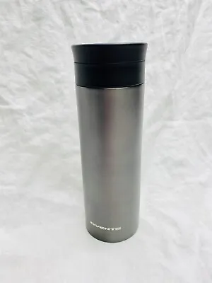 $18.50 • Buy New Ovente Vacuum Insulated Travel Mug 16 Oz Tumbler Tea Infuser Silver Gray Lid