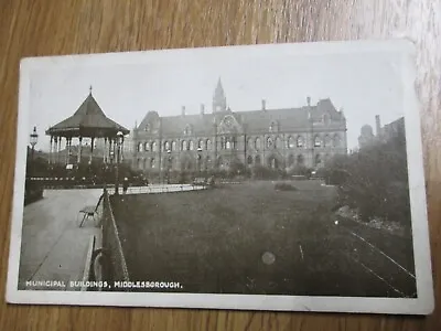 Postcard Of Municipal Buildings Middlesborough (Unposted) Vintage • £3.49