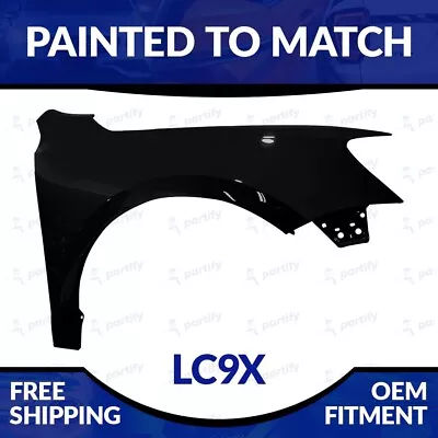 NEW Painted LC9X/2T Black Pearl 2011-2018 Volkswagen Jetta Passenger Side Fender • $275.99