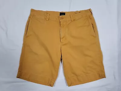 J CREW Stanton 9  Shorts Cotton Chino Tangerine Orange Sz 32 • $32