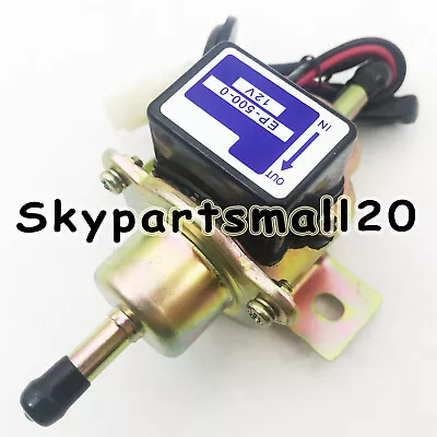 12V Electric Silvery Fuel Pump 3-5 PSI 8188-13-350 Diesel Gasoline For EP-500-0 • $28.32