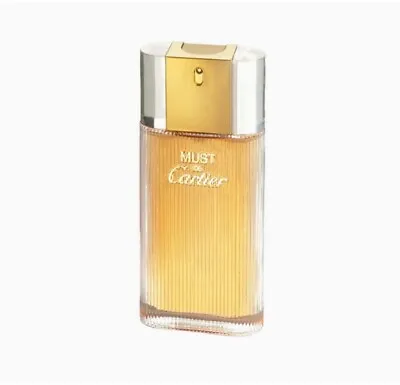 MUST DE CARTIER 3.3 Oz 100 Ml Eau De Toilette Vapor Spray Perfume NEW IN BOX • $84