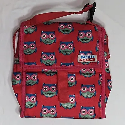 $11 • Buy Pack It Freezable Lunch Bag W Zipper Closure W Owl Design