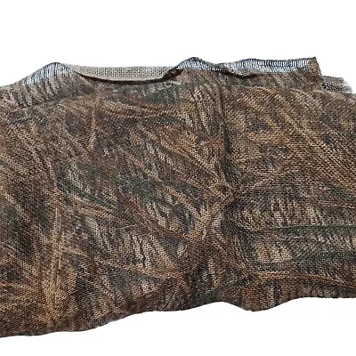 Burlap Blind Net Netting Cover Camo Camouflage 52 X 98 USED Hunting Hunter • $11.99