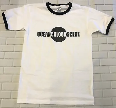 £12.99 • Buy Ocean Colour Scene 'White'  Ringer T-Shirt