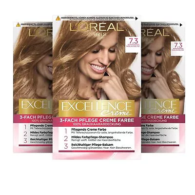 L'Oréal Paris Excellence Cream 7.3 Hazelnut Blonde Hair Color • £15.42