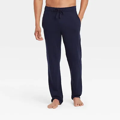 Goodfellow & Co. Men's Knit Pajama Pants Xavier Navy Blue Medium • $11.99