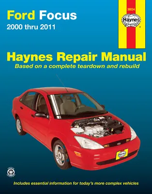 $24.65 • Buy Haynes Ford Focus Repair Manual 2000 - 2011 36034 Service Workshop Book Guide