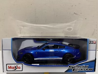 Boxed 1:18 Scale Diecast Model Car Maisto 2020 Mustang Shelby GT500 • £32.50