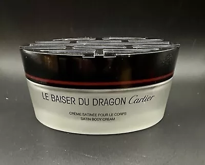 Vintage Cartier Le Baiser Du Dragon Body Cream Empty Paris France • $44.99