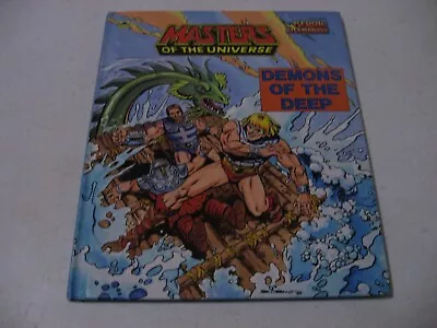 1985 Golden Book He-Man Masters Of The Universe Demons Of The Deep MOTU • $20.66