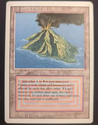 {1x} ~ Volcanic Island ~ *Dual Land* MTG Revised *Reserved List* LP *Startropic* • $569.96