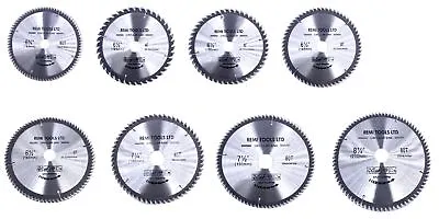 Circular Saw Blades TCT Wood Blades Bosch Dewalt Festool Makita 160mm - 210mm • £5.99