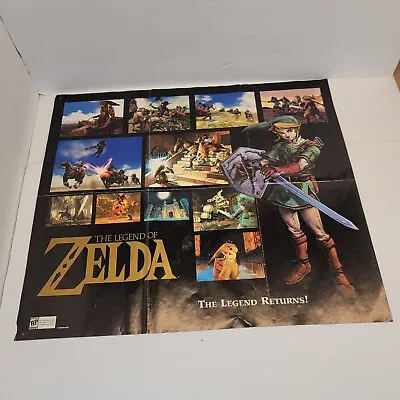 2005 Nintendo The Legend Of Zelda The Legend Returns! 23x20  Gamer Poster Rare • $38.76
