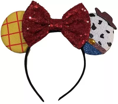 Minnie Mickey Mouse Ears Headband Disney Woody Toy Story Princess HANDMADE • $12.99