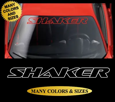 $17.99 • Buy Windshield Window Banner Vinyl Decal Sticker Shaker For Fit Dodge Challenger