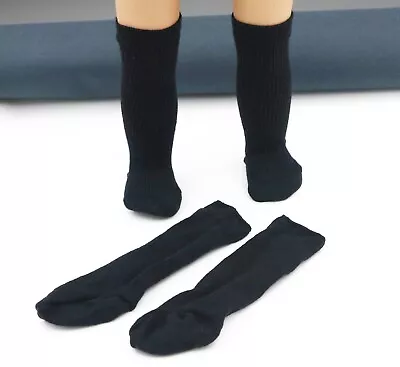 American Girl 2 Pairs Of Knee-High Long Black Winter Socks For 18'' Doll • $3.99