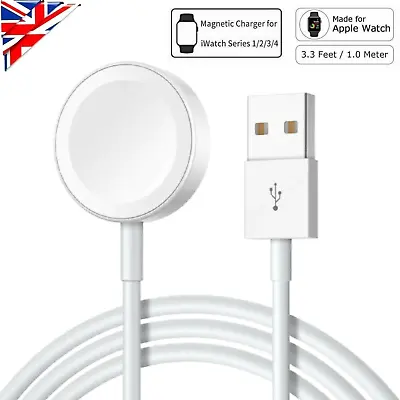 £3.99 • Buy For Apple Watch IWatch 5/4/3/2/1 Magnetic Cable 38 42 44mm Charger Charging Dock